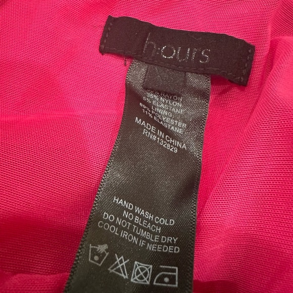 h:ours Lambert Mini Bodycon Dress in Hot Pink size XS - Picture 7 of 9